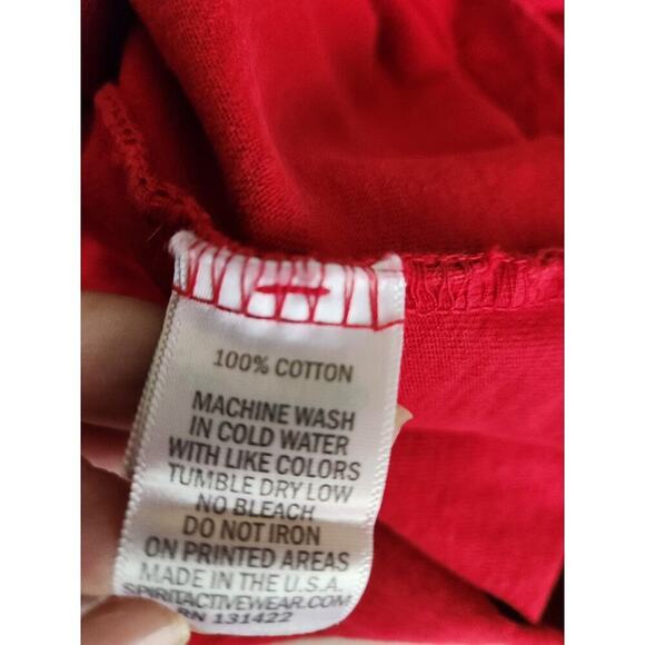 Spirit Jersey Liberty graphic oversized small women's shirt Patriotic Americana - Picture 7 of 9